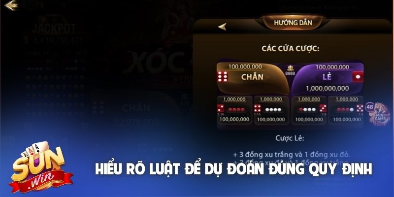 Hiểu rõ luật để đưa ra dự đoán đúng quy định